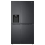 LG GSLV70MCTD American Style Fridge Freezer With Ice & Water Black Steel