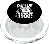 funny slogan rotary phone saying 1900s PopSockets PopGrip for MagSafe