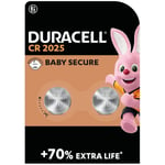 Duracell Pile Pastille 2025 2 Pièces Baby Secure +70% Extra Code 2025