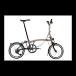 Brompton S12L Sammenleggbar Sykkel 12 gir, 10,5 kg, Titan bakramme/gaffel