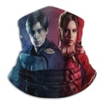 Custom made Resident Evil Men & Women Microfiber Neck Warmer Gaiter Stretchy Face Cover Half Mask Tube Scarf Versatility Bandana Headband Headwear