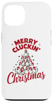 iPhone 13 Merry Cluckin' Christmas Funny Chicken Lovers Farm Xmas Case