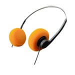 Retro Lätt Hörlurar, Hi-Fi Stereo Hörlurar Headset, Walkman Hörlurar Vintage Känslor Jumper Hörlurar Orang Orange one size