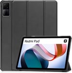 Étui Coque Compatible Avec Xiaomi Redmi Pad (10,61""), Housse De Veille/Réveil Automatique Pour Xiaomi L83 Redmi Pad 2022- Noir.[F3007]