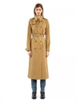 THE KOOPLES Double Breasted Trench Coat, Beige