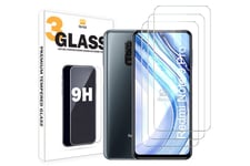 Ibroz Lot de 3 Protections écran pour Xaomi Redmi Note 9Pro en verre trempé -