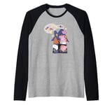 Peppa Pig Halloween Spooky House Happy Halloween Raglan Baseball Tee