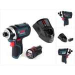 Bosch - gdr 12V-105 Professional Visseuse à chocs sans fil + 1x Batterie gba 12 v 3,0 Ah + Chargeur gal 1230