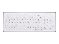 Active Key Medicalkey Ak-C7000 - Tastaturdeksel - Exchangeable Membrane, German Layout - Hvit - For Compactkey Ak-440  Industrialkey Ak-4100, Ak-4400-G