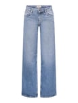 Only Onljuicy LW Wide Leg DNM Rea365 Noos Femme Pantalon en Jean, Medium Blue Denim, 27W / 34L