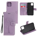 Sammenleggbar iPhone 11 Pro etui - Lyse lilla