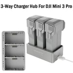 Battery Charging Butler 3-Way Charging Hub Battery Charger For DJI Mini 3 Pro