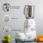 Mixer Grinder Indian Wet Dry Blender Milling Bean Nut & Masala Mixi Spice 550W