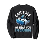 Virtual Reality Athlete Funny VR Gamer Console Headset Sweatshirt