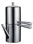 Ilsa Napolitaine Cafetière Acier Inox Argent pour 3 Tasses