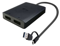 I-Tec - Video Adapter - 24 Pin Usb-C (Hann) Til Displayport (Hunn) - Thunderbolt 4 - 27 Cm - 4K 60Hz Støtte