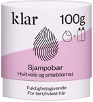 Klar Sjampobar Hvitveis & Erteblomst 90g