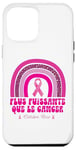 Coque pour iPhone 15 Pro Max Octobre Rose 2024 Ruban Cancer Du Sein Arc-En-Ciel