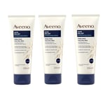 3x Aveeno Skin Relief Moisturising Lotion Shea Butter Unsented 200ml