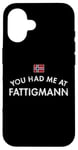 Coque pour iPhone 16 Fattigmann Norway Norvège Biscuit Noeud Frit Noël