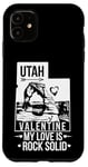 Coque pour iPhone 11 Utah Valentine Mon amour est solide