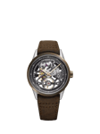 Raymond Weil Men's Freelancer 42 Calibre RW1212 Skeleton Automatic Leather Strap Watch, Bronze