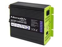 Qoltec Intelligent Professionell Monolith Batteriladdare För Lifepo4 Agm Gel Sla Batterier | 60A | 12V | Snabbladdning