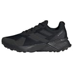 adidas Homme Terrex Soulstride Trail Running Shoes Low, Core Black/Carbon/Grey Six, 47 1/3 EU