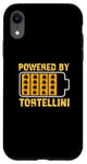Coque pour iPhone XR Alimenté par Funny Tortellini Eater Pasta Fan Tortellini Maker