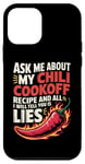 Coque pour iPhone 12 mini Demandez-moi sur ma recette de cuisson au chili et tout ce que je vais vous dire