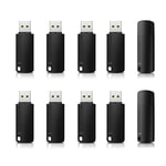 Clé USB 32 Go, Lot de 10 Vansuny Cle USB 32Go 2.0, USB 32 Go Portable Storage Externe pour PC Tablette, Ordinateur(Noir)