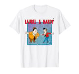 Laurel & Hardy Comic Characters Bowing T-Shirt