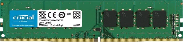 Crucial RAM 8GB DDR4 3200MHz CL22 (or 2933MHz or 2666MHz) Desktop Memory CT8G4DF