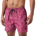 BOSS Men's Reel Swim Short, Open Red644,