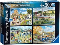 Happy Days No.3 Countryside Nostalgia 4x 500 Piece Jigsaw Puzzles For Adults An