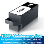 Boîte de Maintenance d'Encre T3661,pour EPSON Expression XP6000 XP6005 XP6100 XP6105 XP8500 XP8505 XP8 femelle XP8605 XP970 XP15000 - Type 1PCS