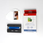 Paper for Canon SELPHY CP1500 - KC-18IS Genuine Canon Ink + Sticker Paper Set (54 x 86mm) 18 Sheets, also compatible with CP1300, CP1200