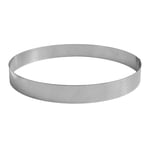 GOBEL - Cercle à Tarte Perforé - Cercle à Patisserie Perforé - INOX - Ø 26 cm - Hauteur 3,5 cm - Qualité professionnelle - Fabriqué en France