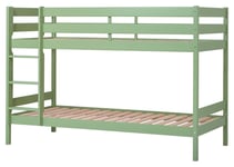 Hoppekids ECO Comfort køyeseng inkl. Lamellbunn 90x200 cm, Pale Green