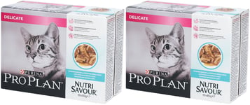 PURINA® PRO PLAN® Adult Delicate Digestion au Poisson de l'Océan en Sauce Pâte 2x850 g