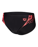 Arena Men's SWIM BRIEFS GRAPHIC, Black, 36 UK