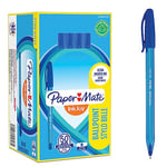 Paper Mate stylo bille InkJoy 100ST | pointe moyenne (1,0 mm) | bleu | lot de 50