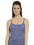 Fantasie Womens La Manga Underwired Scoop Neck Tankini Top - Blue - Size 36E