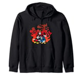 Disney Mickey Mouse Donald Goofy Halloween Scary Shadows Sweat à Capuche