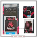 Game Of Thrones KING size Duvet Cover Set House Of Targaryen Fire & blood NEW