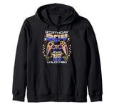 15th Birthday Gaming Gift Boy Age 15 Year Old Gamer Son Zip Hoodie