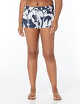 ROXY pour teindre 2 Pouces Boardshort Combinaison modèle Court, Échantillon de Fleurs Volantes Indigo Humeur, M Femme