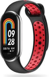 Tech-Protect Tech-Protect Softband Xiaomi Smart Band 8 / 9 / Nfc Black/Red