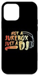 Coque pour iPhone 12 mini Pas un juke-box, juste un DJ