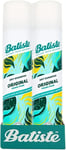 2 x Batiste Original Dry Shampoo 200ml -  Fresh & Clean No Rinse Added Benefits